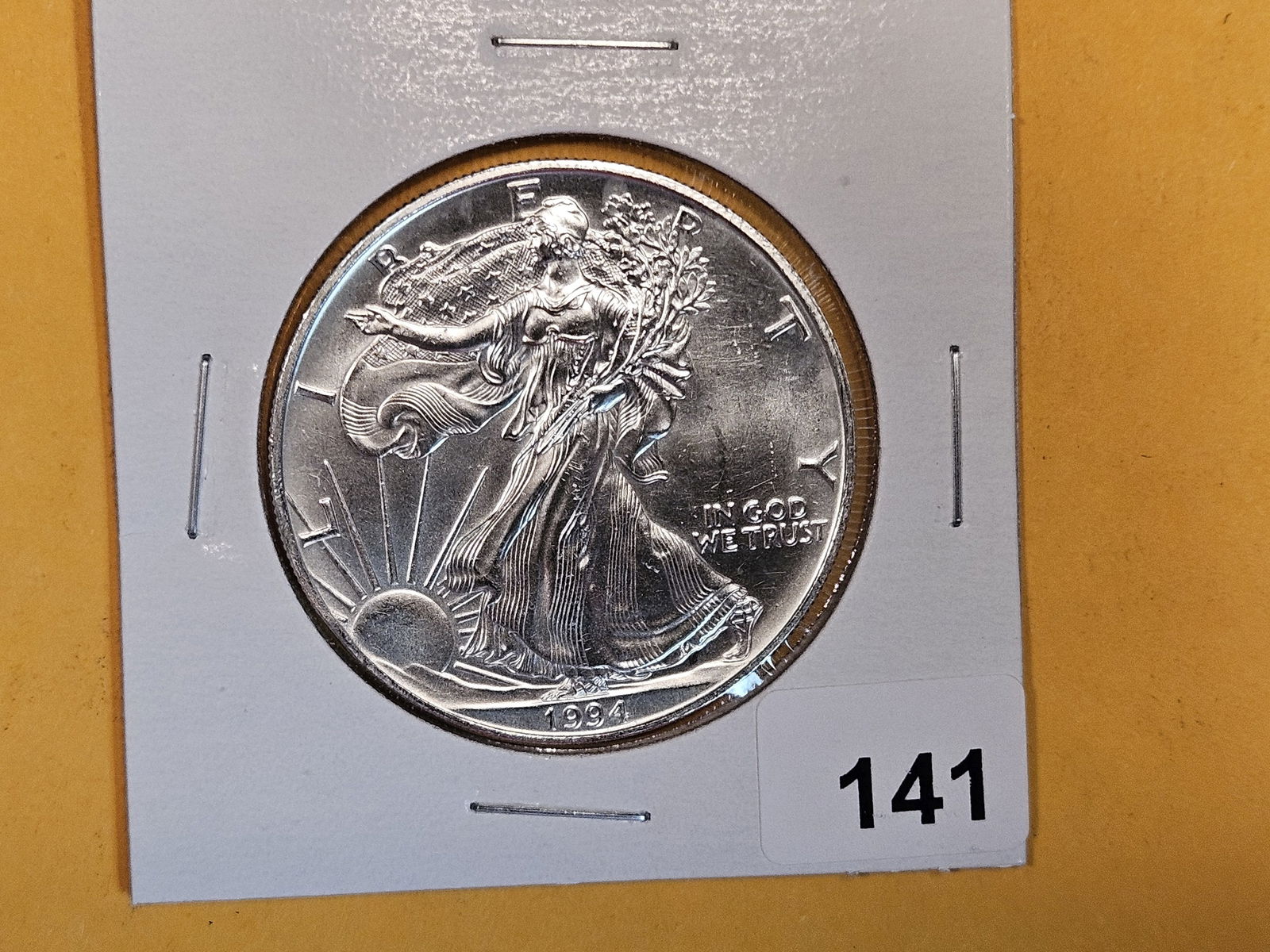 * Semi-Key Brilliant Uncirculated 1994 American Silver Eagle (1 of 2)