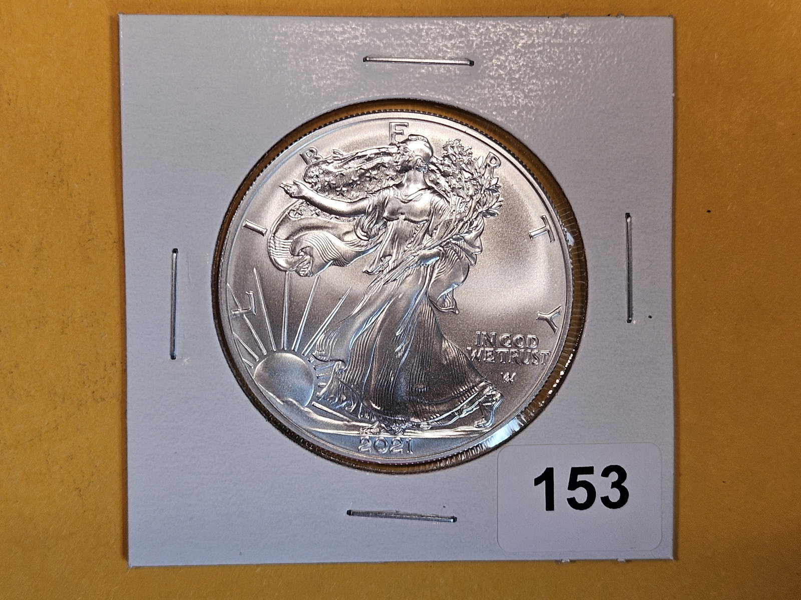 GEM Brilliant Uncirculated 2021 American Silver Eagle (1 of 2)