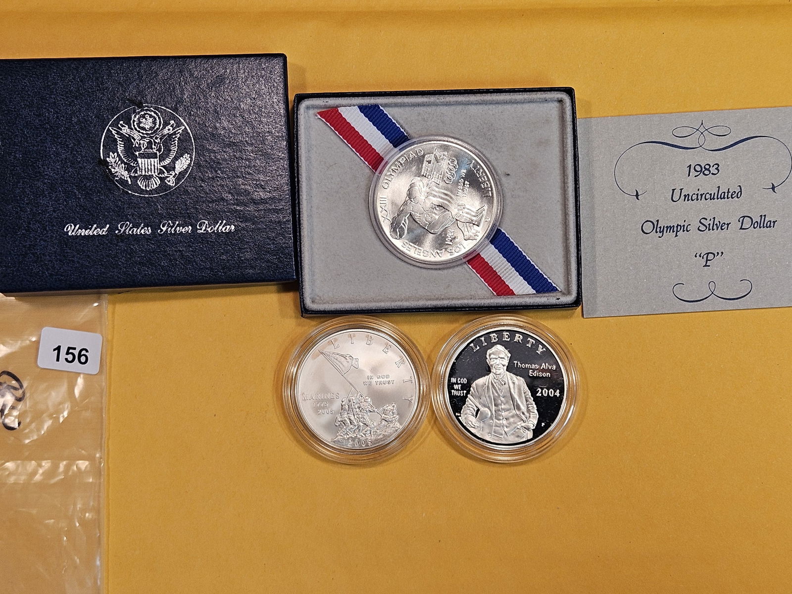 Three Commemorative Silver Dollars (1 of 2)