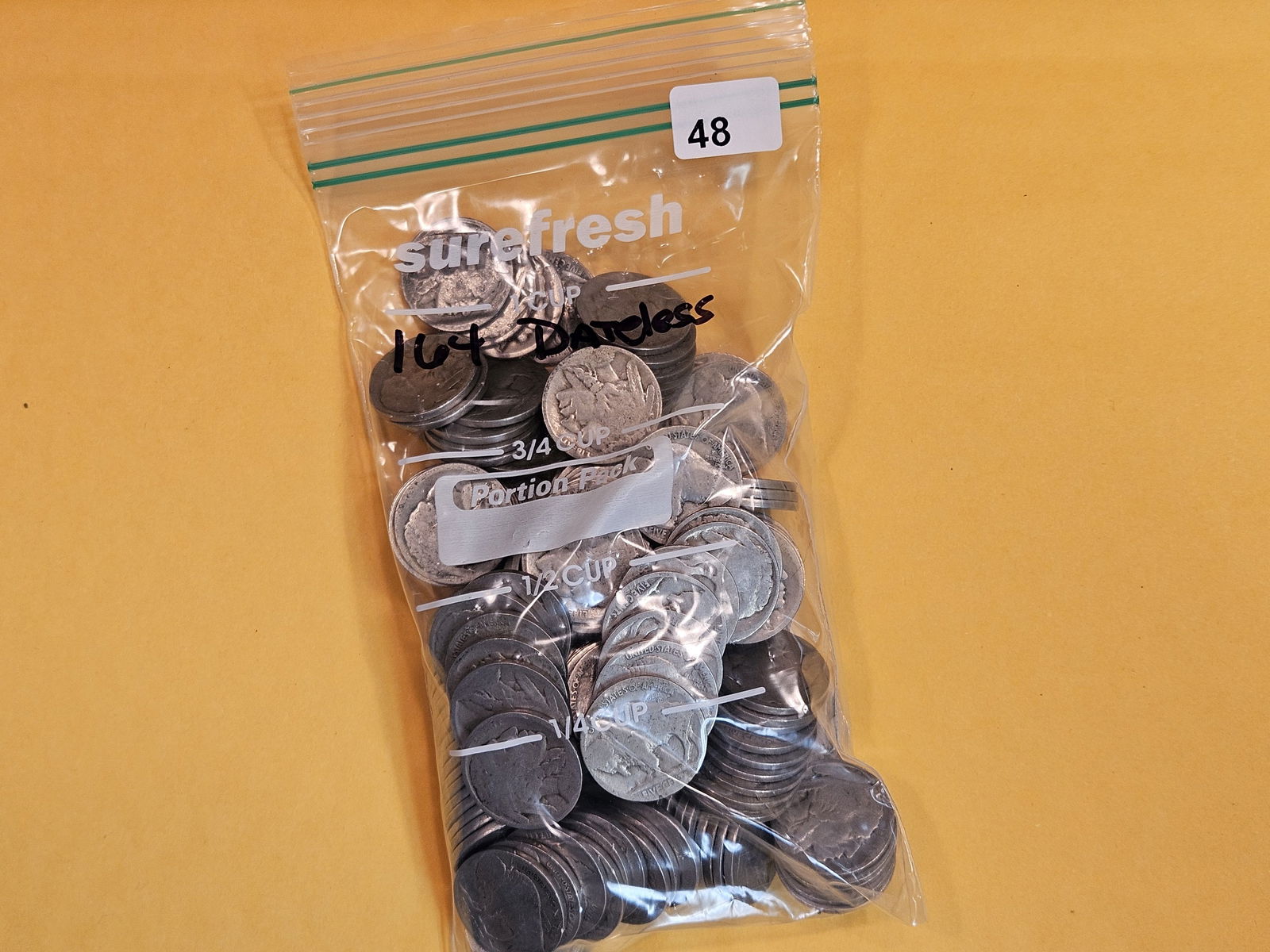 One Hundred Sixty-Four Buffalo Nickels (1 of 1)