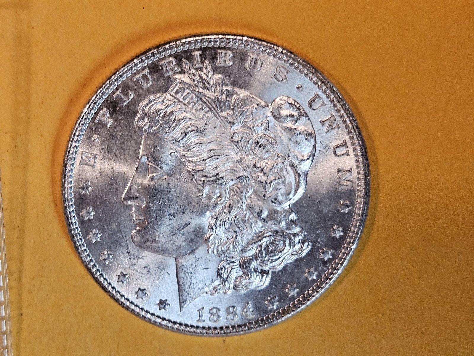Very Choice Brilliant Uncirculated 1884 Morgan Dollar (1 of 8)