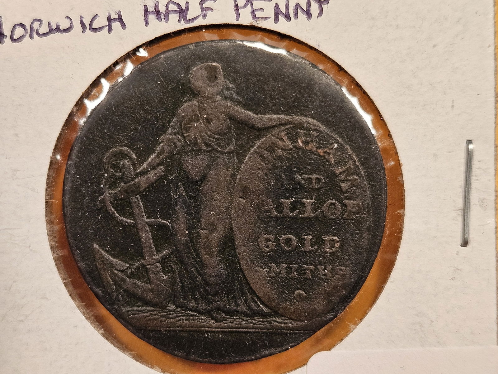 1796 CONDER Token in Fine (1 of 4)