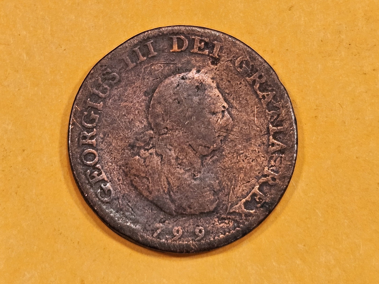 1799 Great Britain farthing (1 of 3)