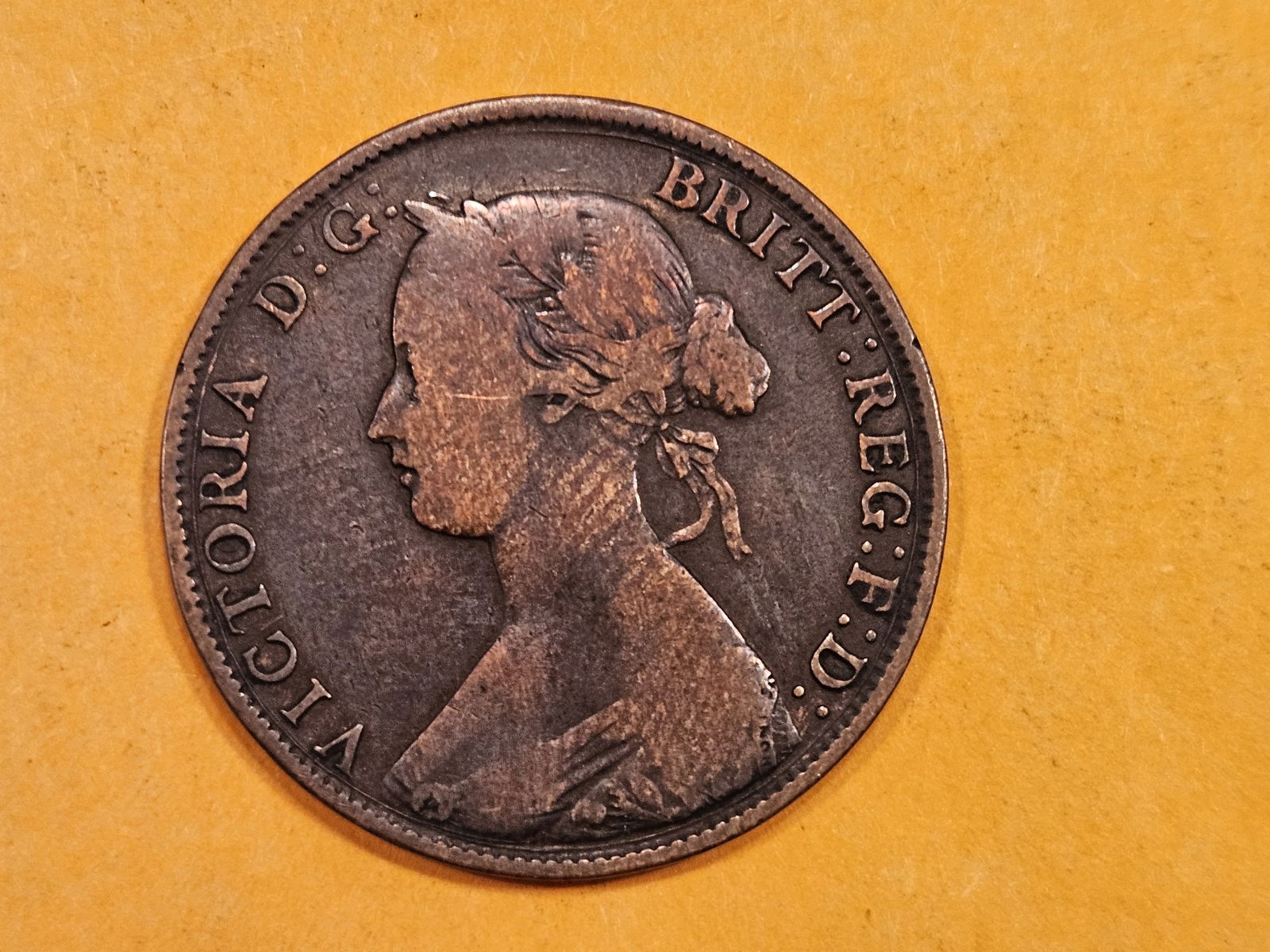 1861 New Brunswick one cent (1 of 3)