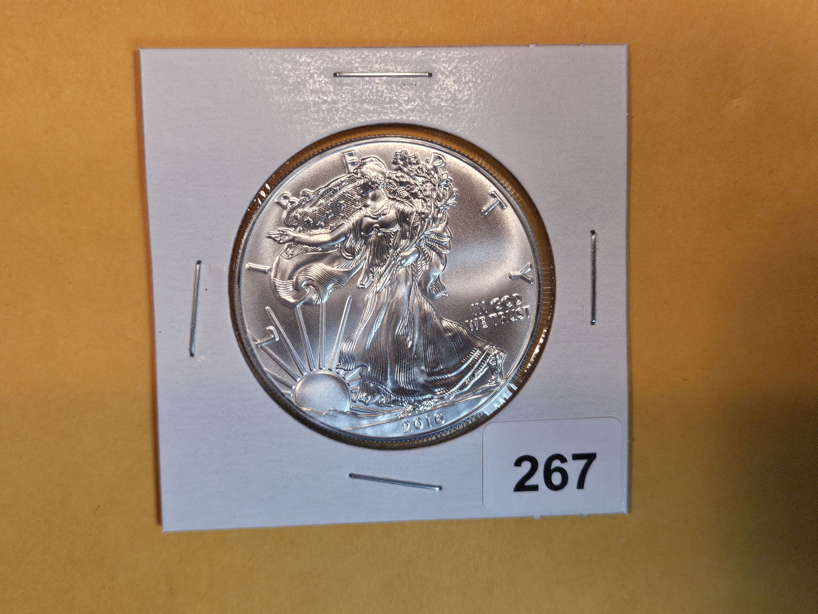 And last but not least a 2016 GEM BU American Silver Eagle (1 of 2)