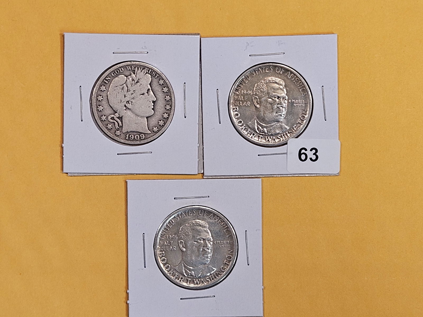 Three mixed silver Half Dollars (1 of 4)