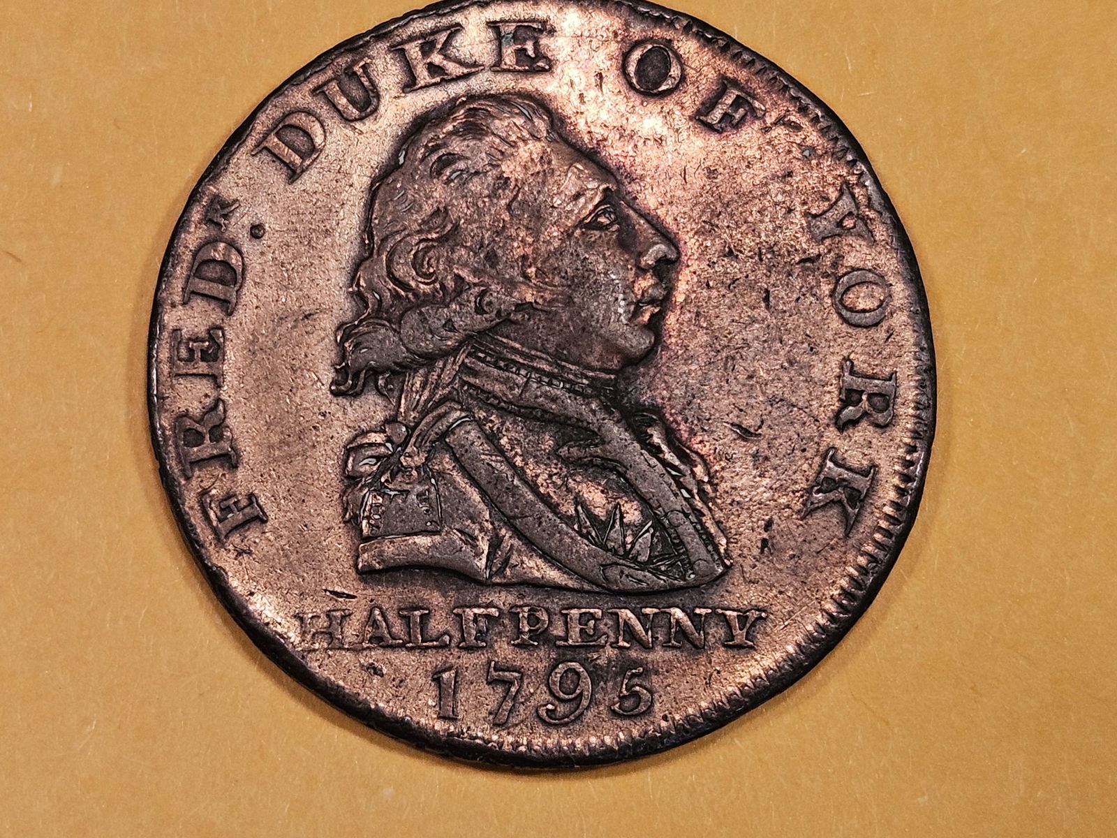 1795 CONDER Token half-penny (1 of 3)