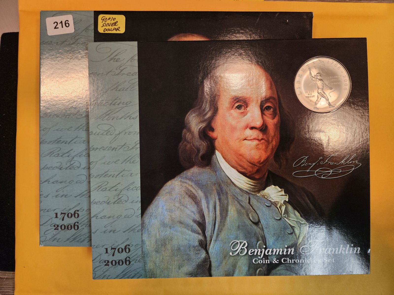 Benjamin Franklin Coin & Chronicles set (1 of 3)