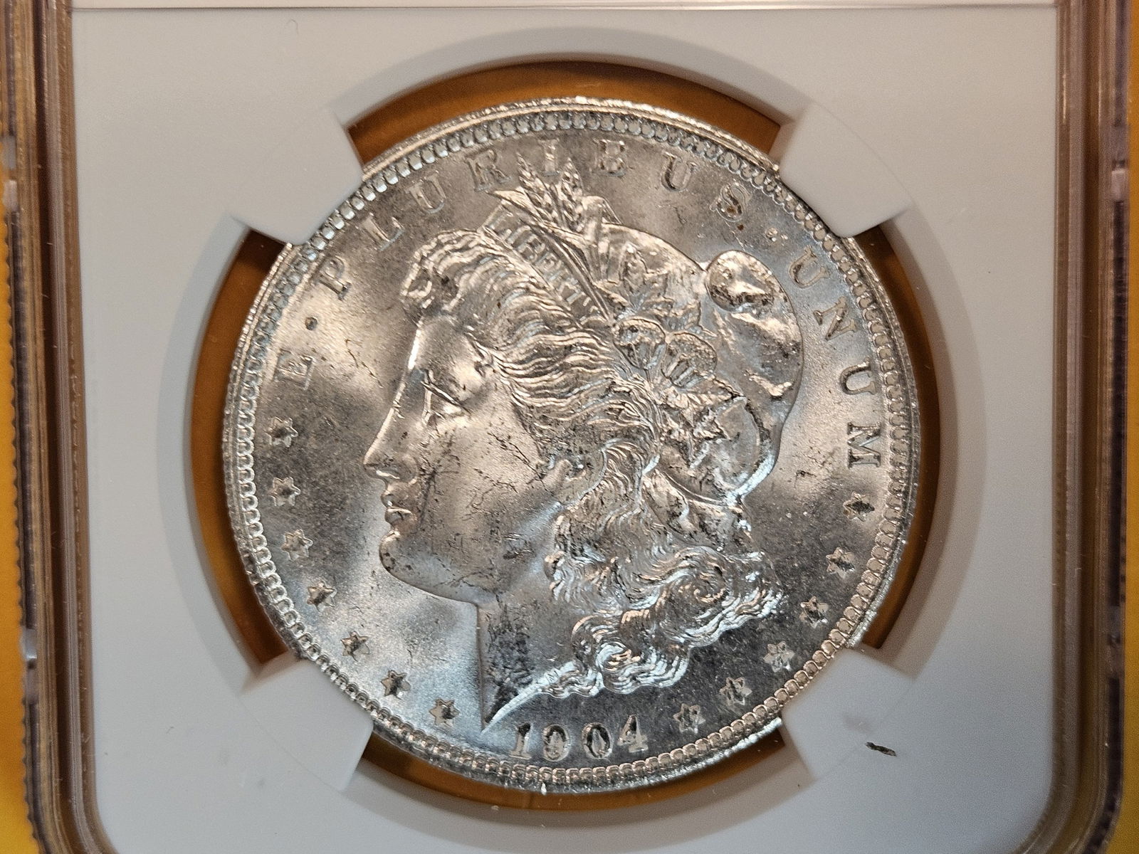 NGC 1904-O Morgan Dollar in Mint State 64 (1 of 4)