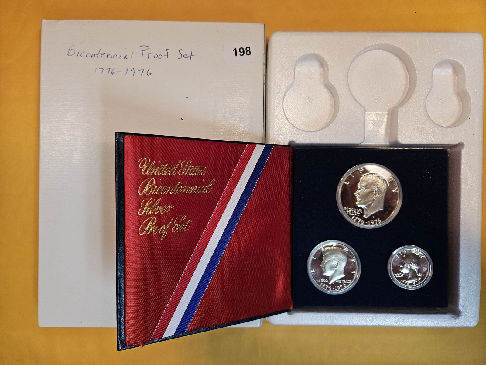 1976-S Silver Proof Deep Cameo 3-Coin Bicentennial Set (1 of 2)