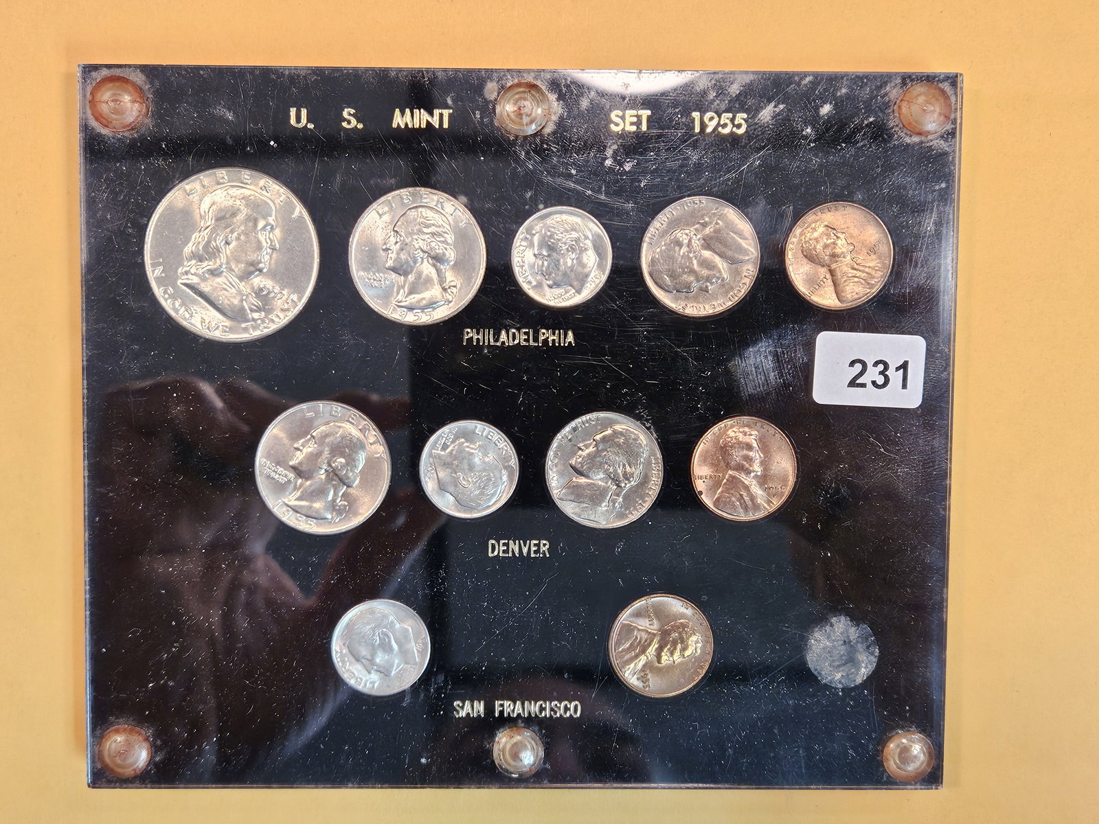 1955 BU P-D-S US Year Set (1 of 7)