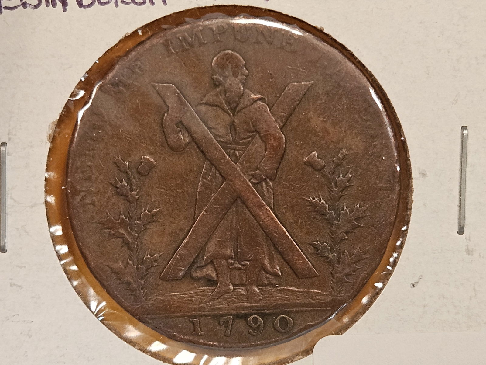 1790 CONDER Token in Very Fine (1 of 4)