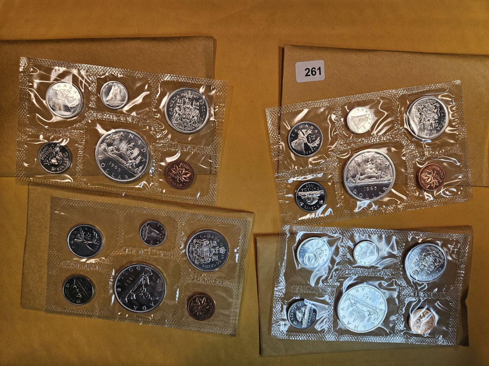 Four Canadian Silver Prooflike Sets (1 of 5)