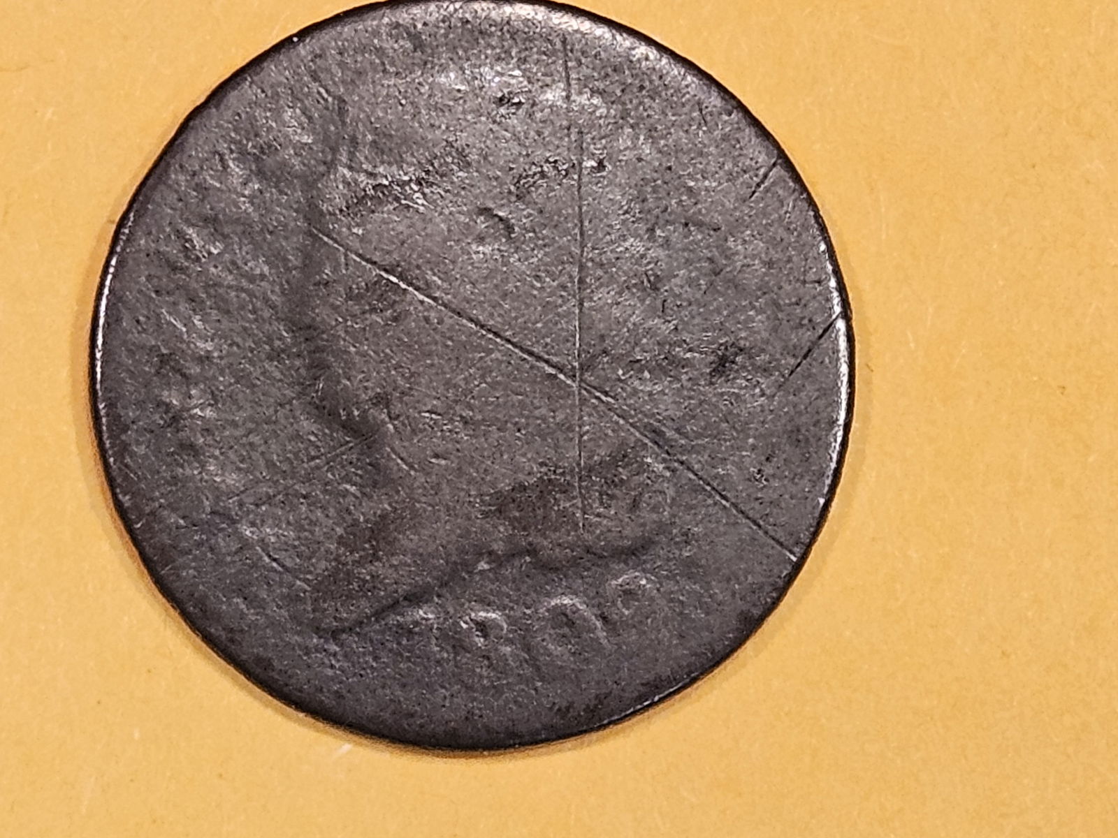 1809 Draped Bust Half Cent (1 of 3)