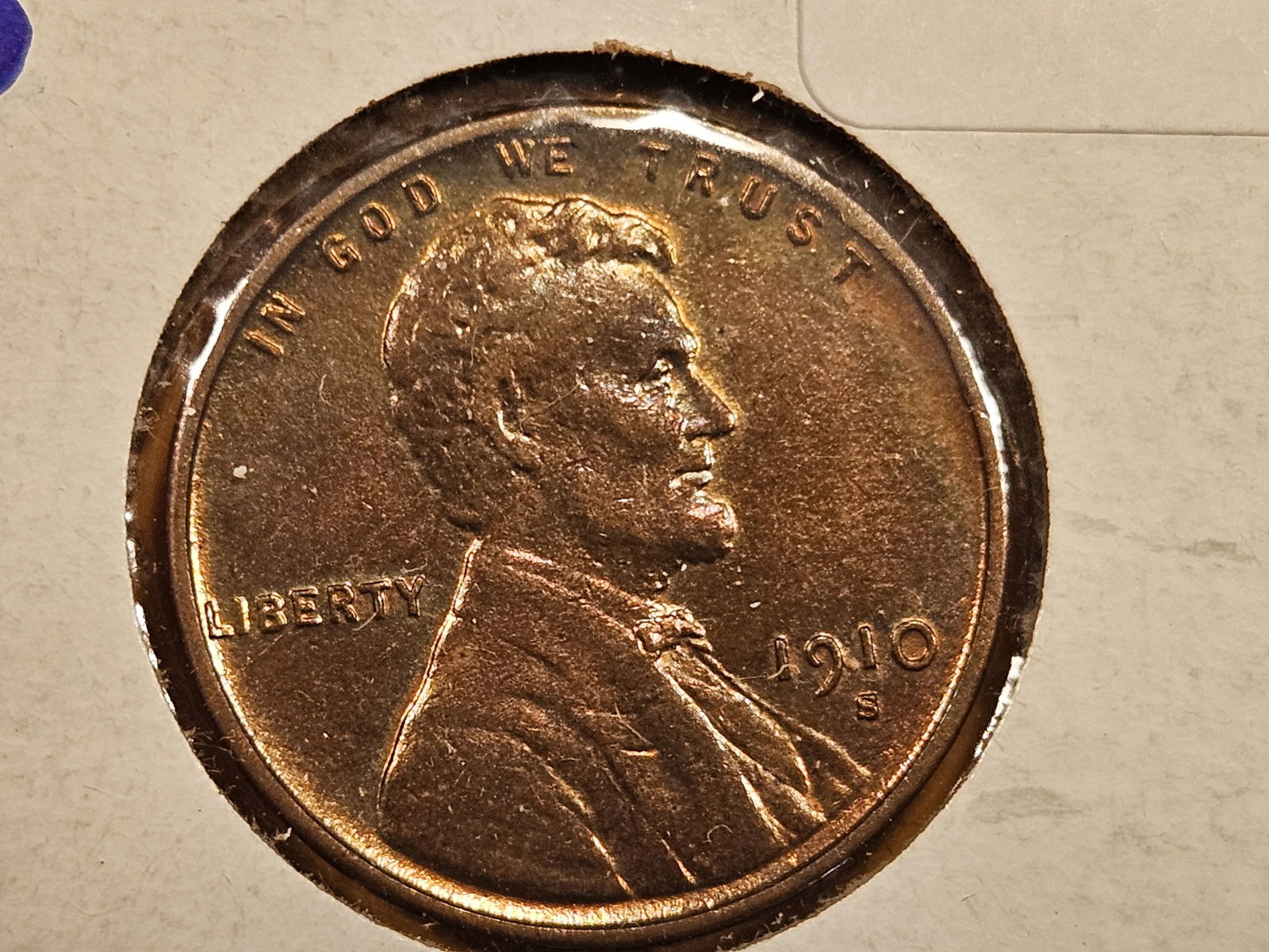 * Better Date 1910-S Wheat cent (1 of 3)