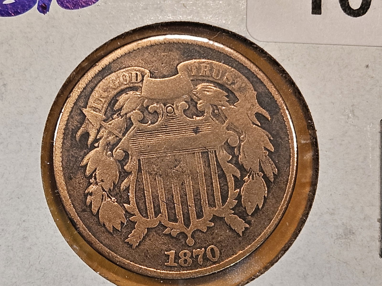 Better Date 1870 Two Cent piece (1 of 3)