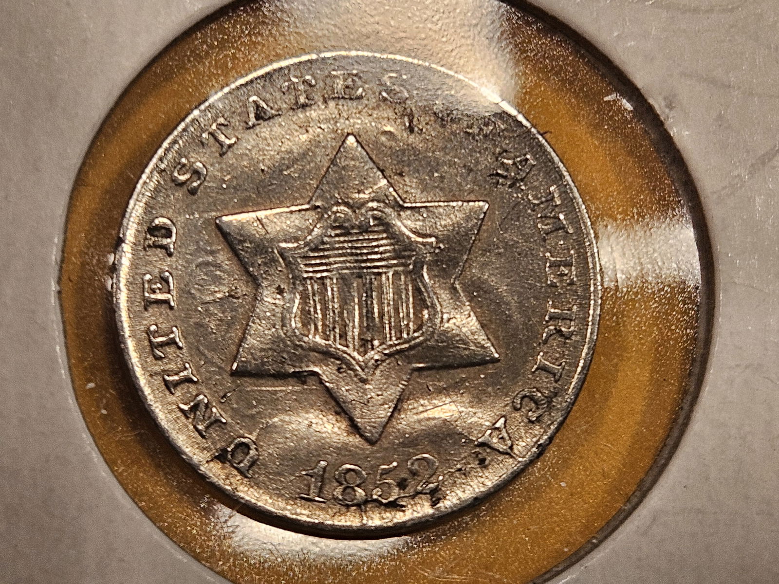 1852 Three Cent Silver Trime (1 of 7)