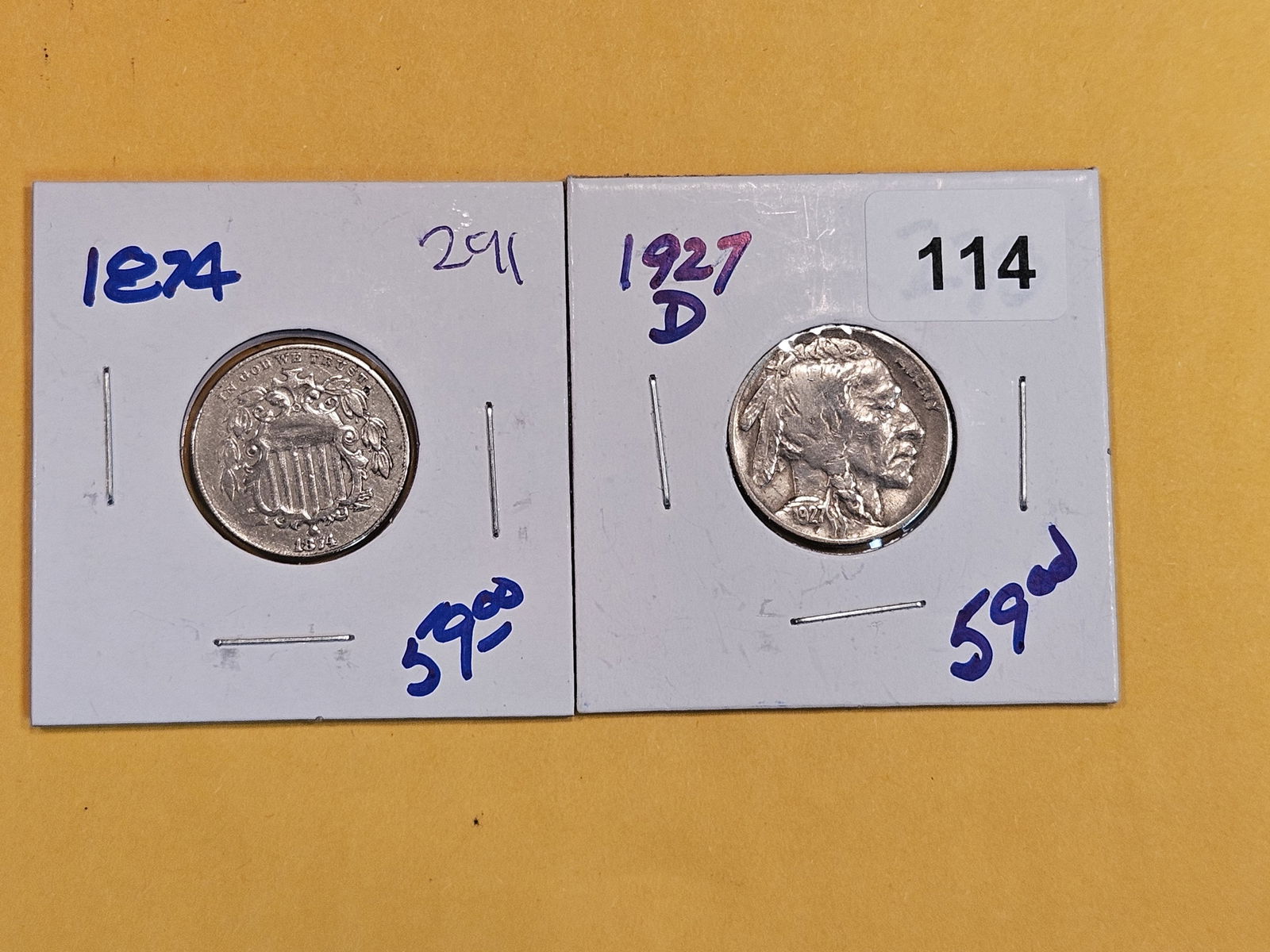 Two Better Date Shield and Buffalo Nickels (1 of 5)