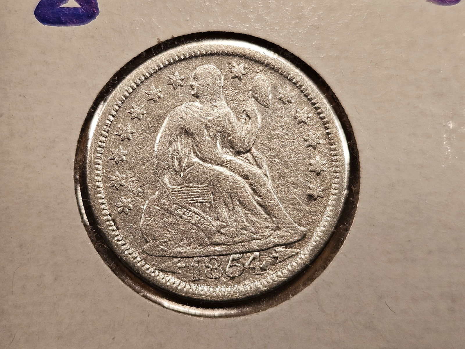 Better Date 1854-O Seated Liberty Dime (1 of 3)