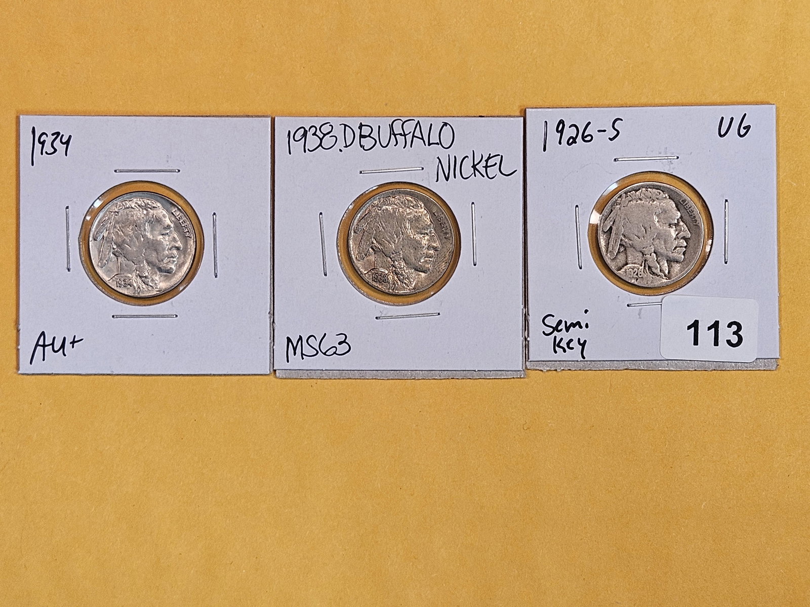Three Better Buffalo Nickels (1 of 7)