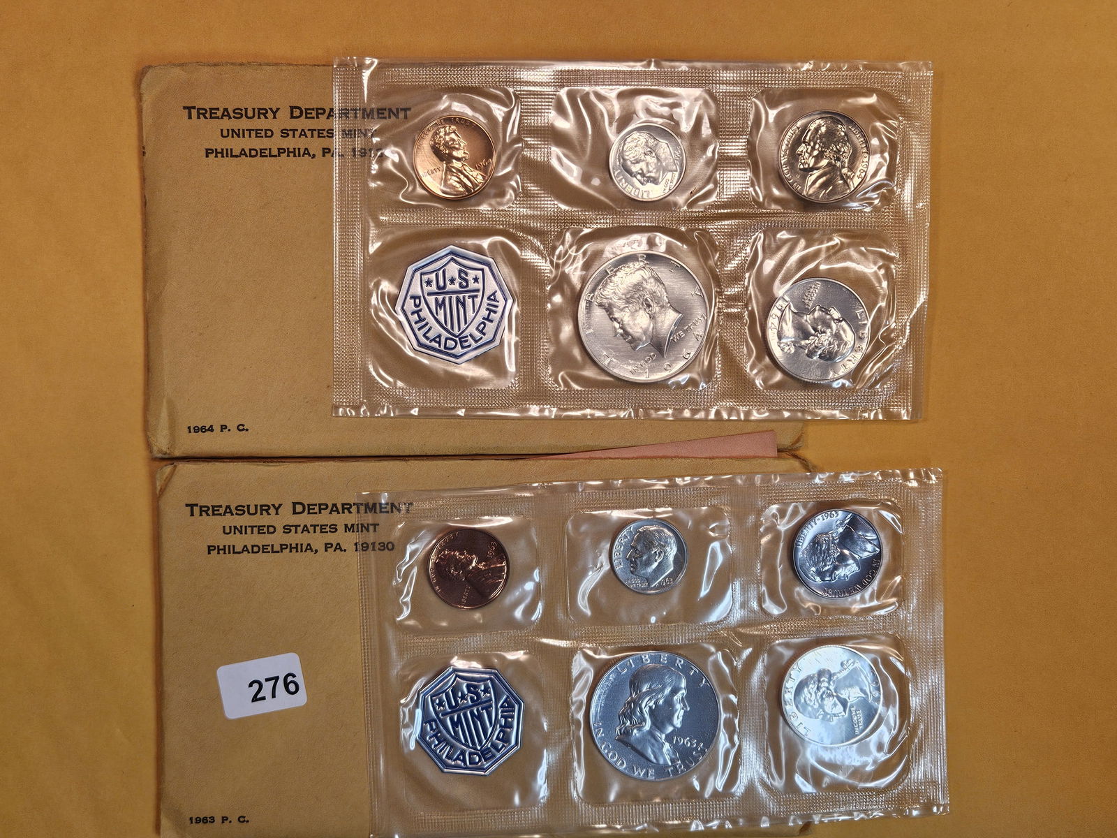 1963 and 1964 US Silver Proof Sets (1 of 3)
