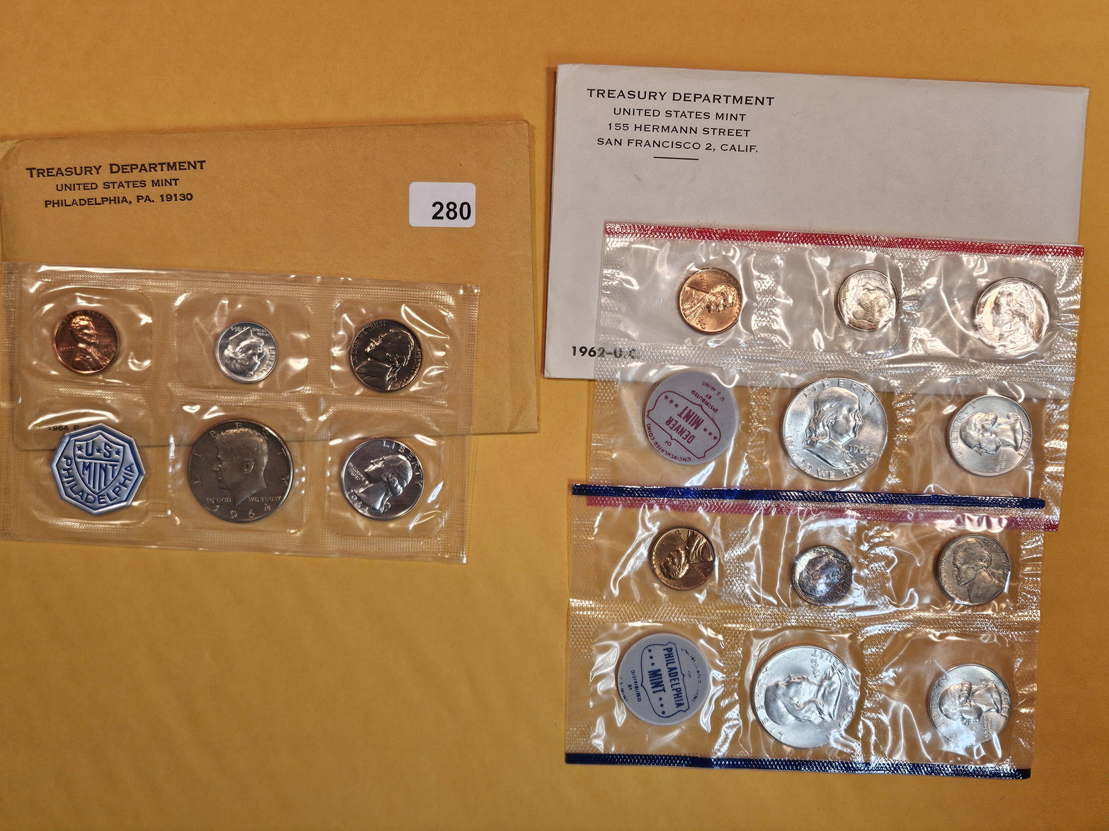 Two Silver US Proof and Mint Sets (1 of 4)
