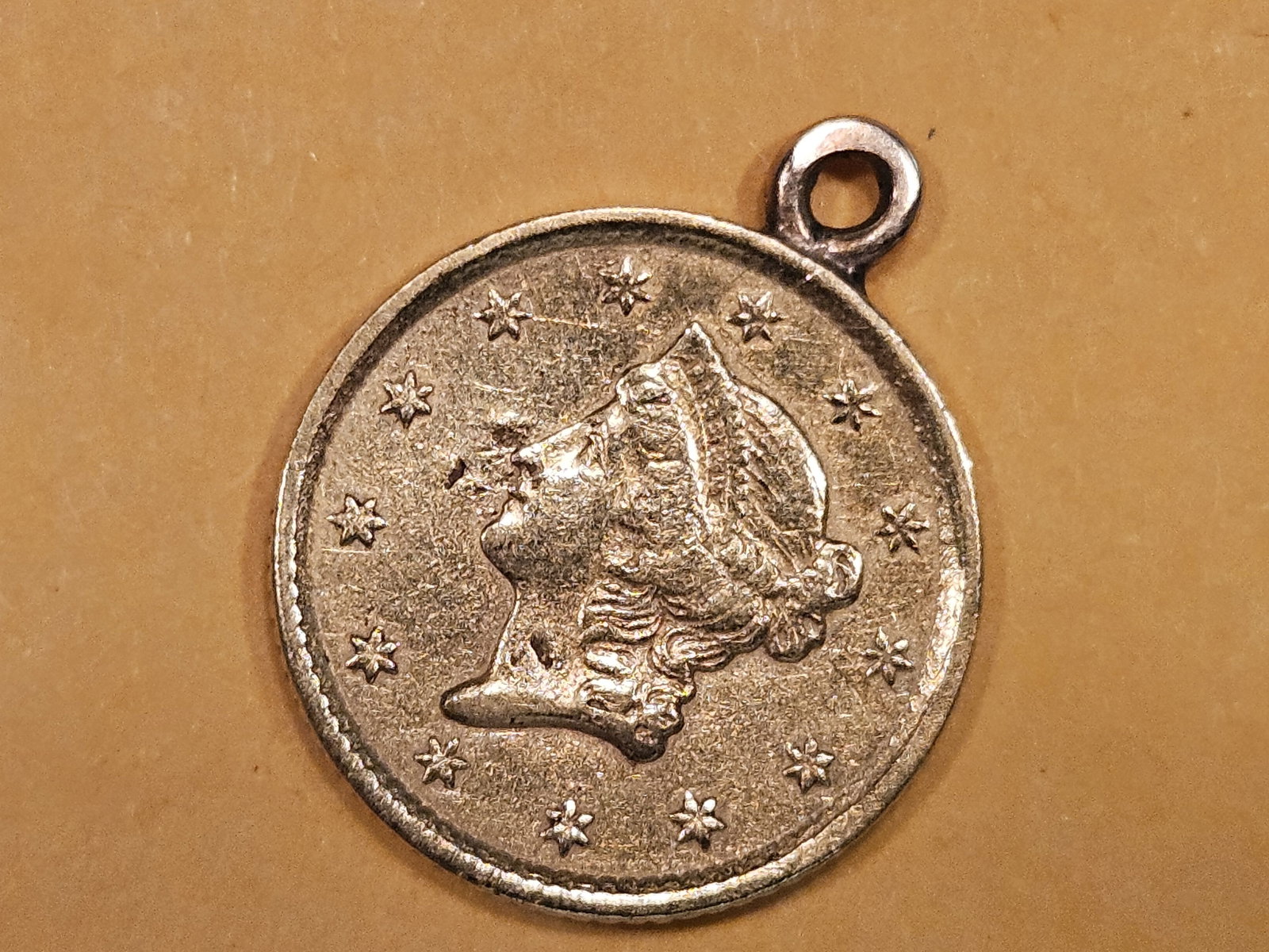 GOLD! 1852 Gold Dollar (1 of 5)