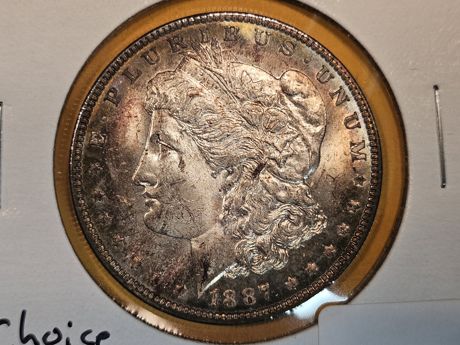 Choice Brilliant Uncirculated Plus 1887 Morgan Dollar (1 of 4)