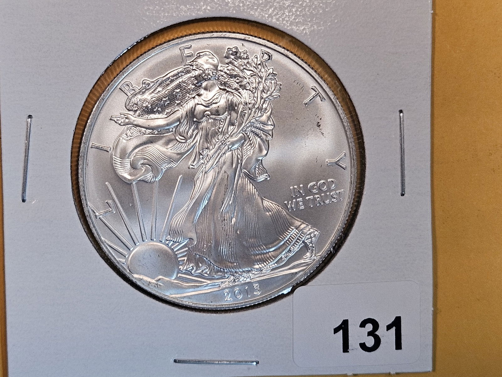 GEM Brilliant Uncirculated 2013 American Silver Eagle (1 of 2)