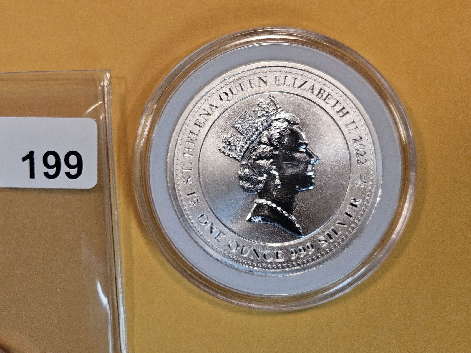 GEM Brilliant Uncirculated 2022 St Helena silver Dollar (1 of 2)