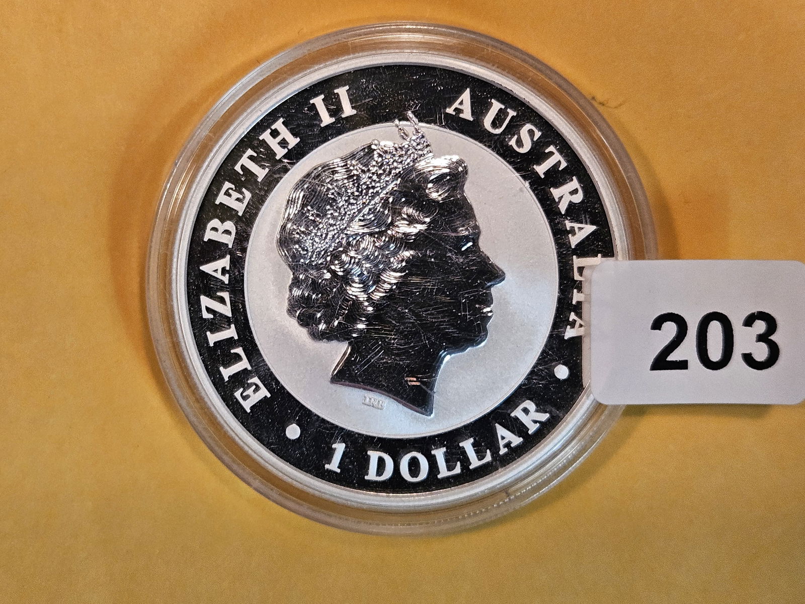 GEM Proof Deep Cameo 2018 Australia silver dollar (1 of 2)