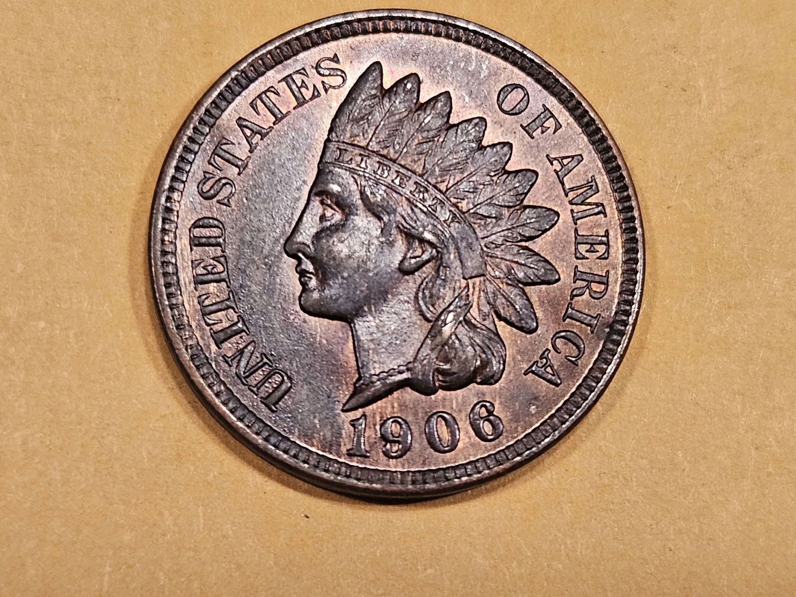 Red-Brown Uncirculated 1906 Indian Cent (1 of 8)