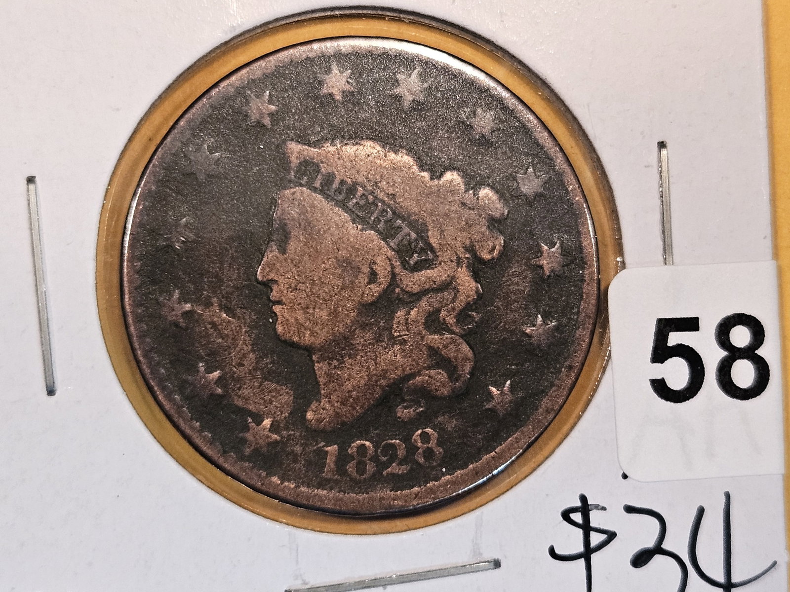 Better Date 1828 Coronet Head Large Cent (1 of 3)