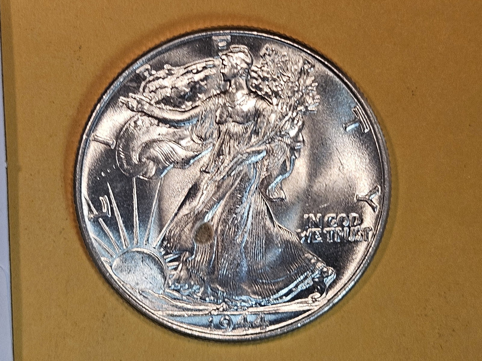 GEM Brilliant Uncirculated 1944 Walking Liberty Half Dollars (1 of 6)