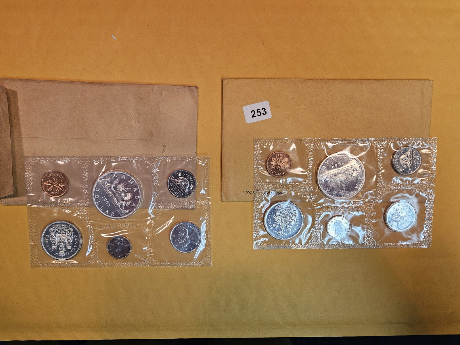 Two Canada Silver Prooflike Coin Sets (1 of 3)