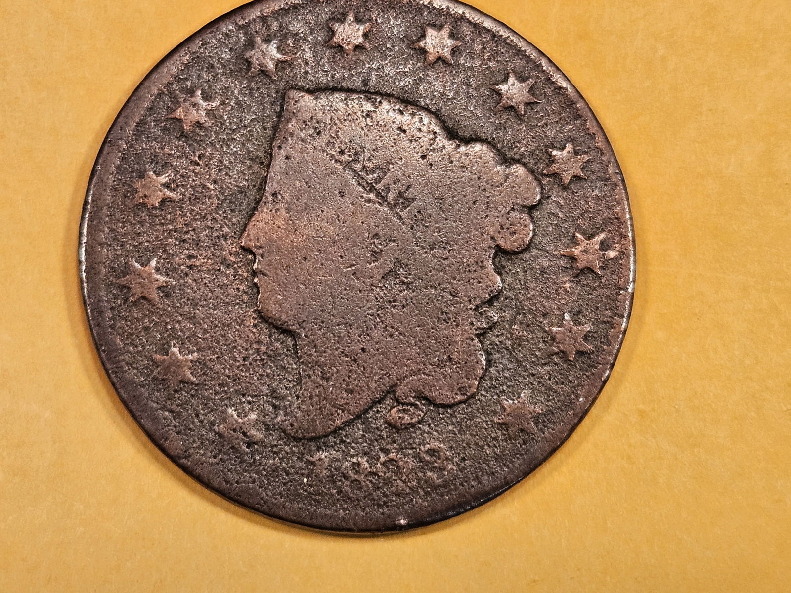 1823 Coronet Head Large Cent (1 of 3)