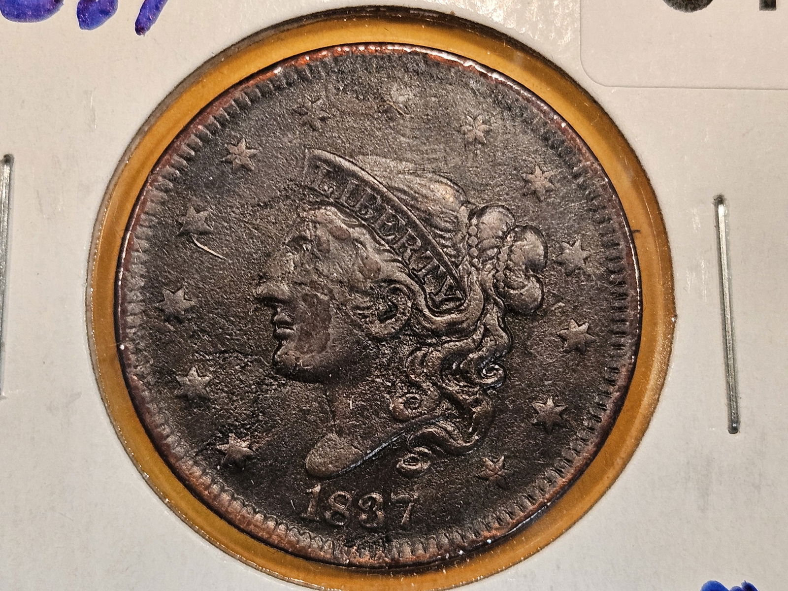 1837 Coronet Head Large Cent (1 of 4)
