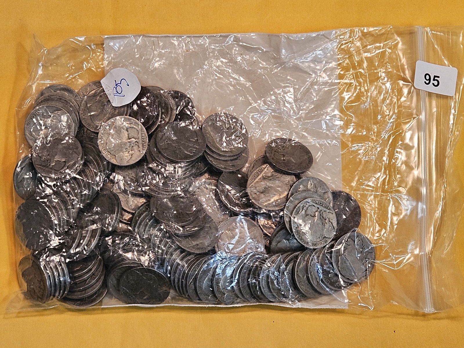 One Hundred forty Buffalo Nickels (1 of 1)