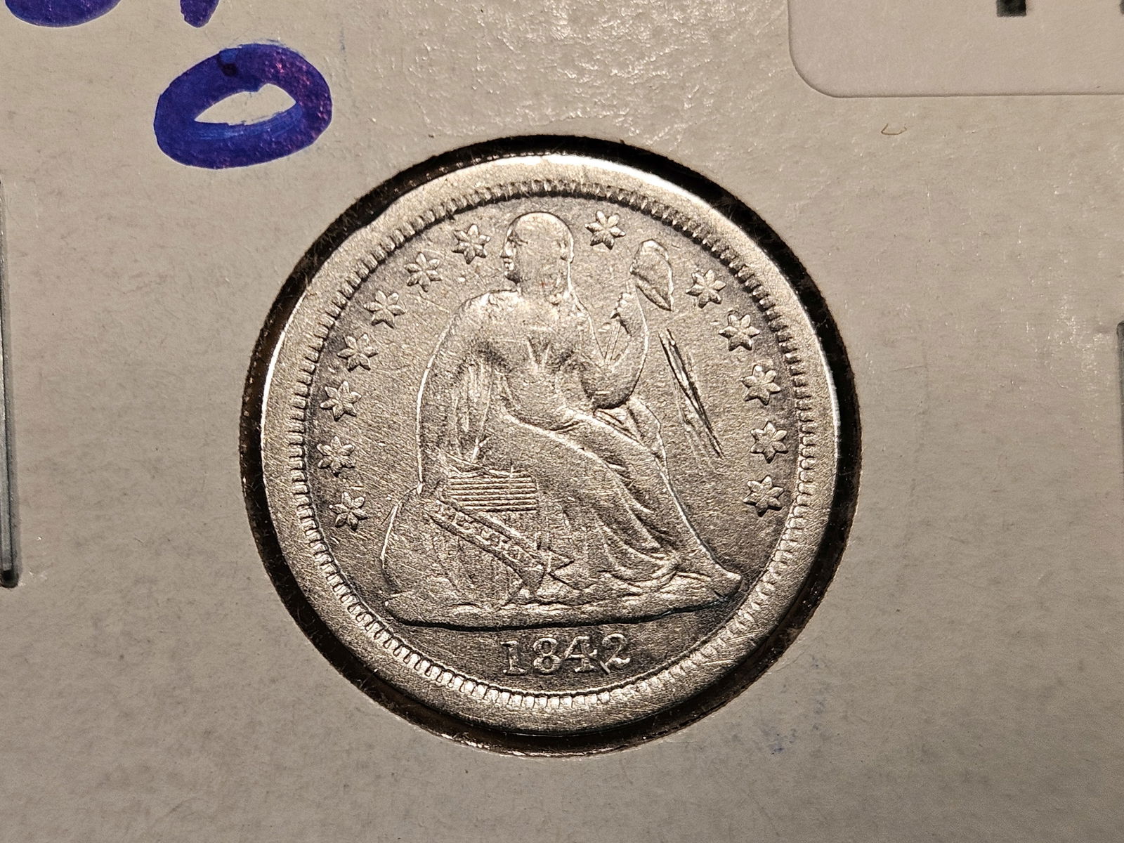 * Semi-key 1842-O Seated Liberty Dime (1 of 3)