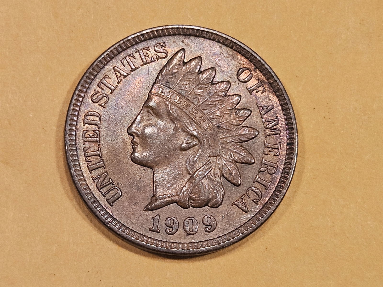Choice Brown Uncirculated 1909 Indian Cent (1 of 8)