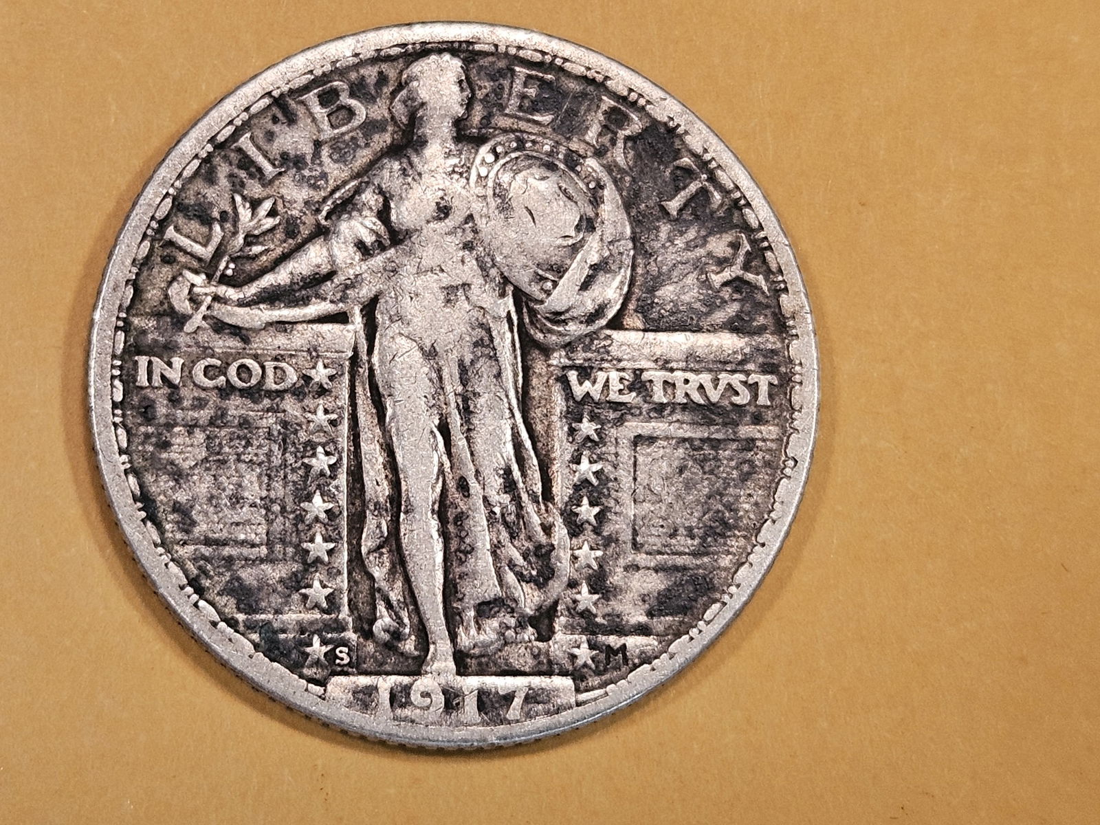 1917-S Type 2 Standing Liberty Quarter (1 of 5)