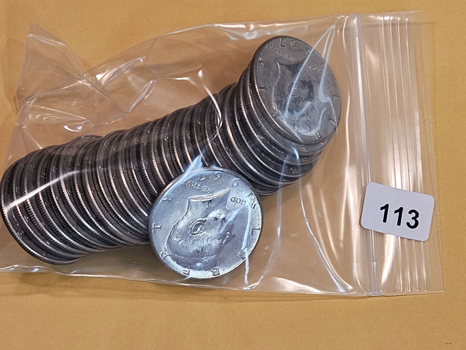 Twenty-Five silver Kennedy Half Dollars (1 of 1)