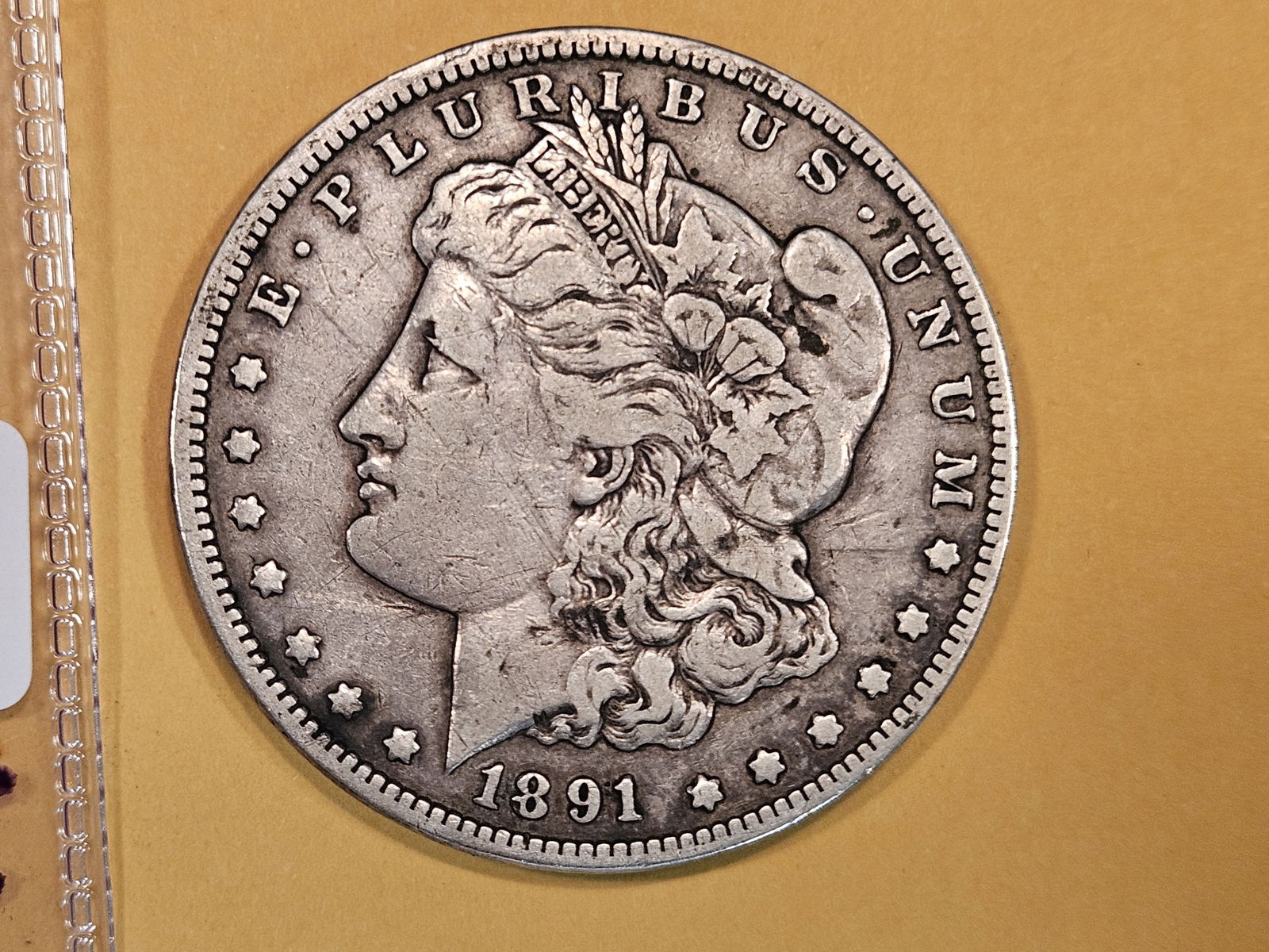 ** KEY DATE ** 1891-CC Morgan Dollar in Very Fine (1 of 3)