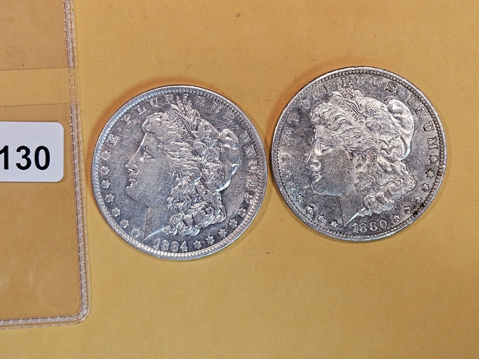 1884-O and 1880-S Morgan Dollars (1 of 3)
