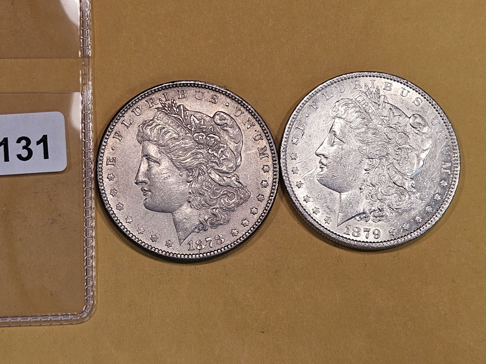 1878 and 1879 Morgan Dollars (1 of 2)