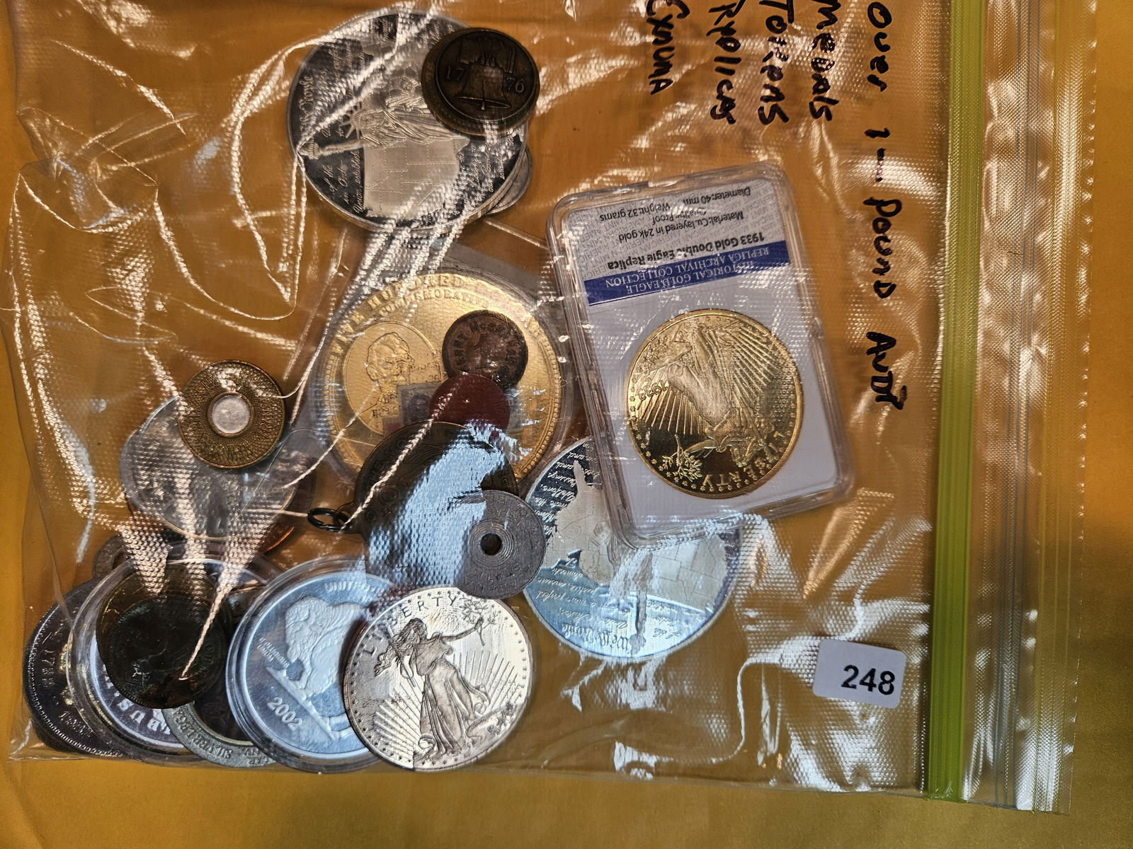 EXONUMIA!: Over one pound of tokens medals and replicas