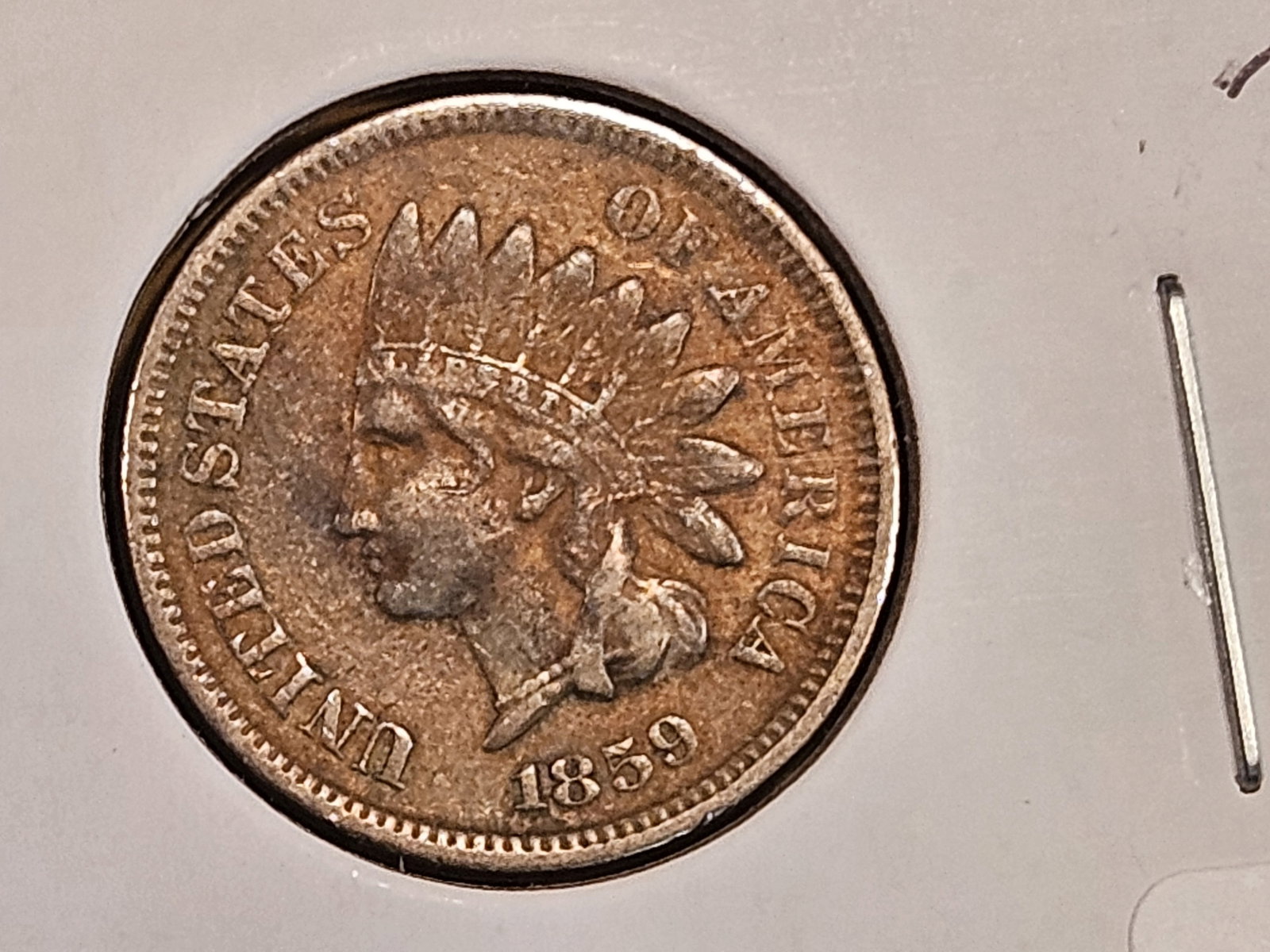 1859 Copper-Nickel Indian Cent (1 of 4)