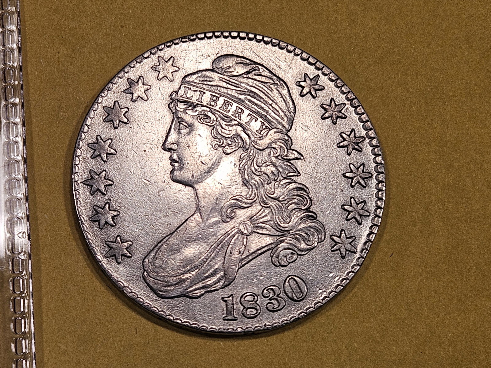 * Choice Uncirculated 1830 Capped Bust Half Dollar (1 of 9)