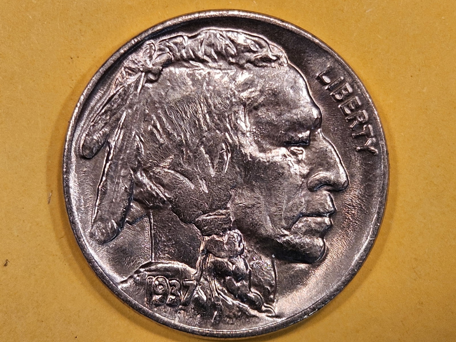 GEM Brilliant uncirculated 1937 Buffalo Nickel (1 of 8)
