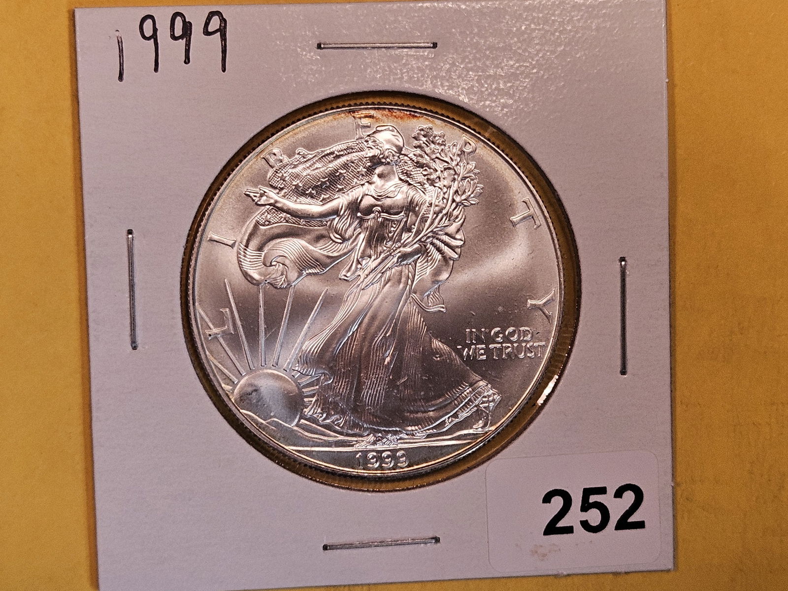 GEM Brilliant Uncirculated 1999 American Silver Eagle (1 of 2)